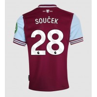 West Ham United Tomas Soucek #28 Kotipaita 2024-25 Lyhythihainen